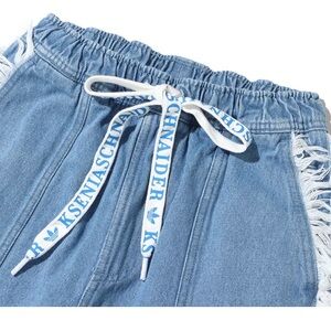 Adidas x KSENIA SCHNAIDER High-Rise Wide Leg Jeans